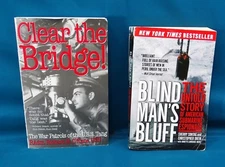 Two Book Lot:  Blind Man's Bluff; Clear the Bridge!