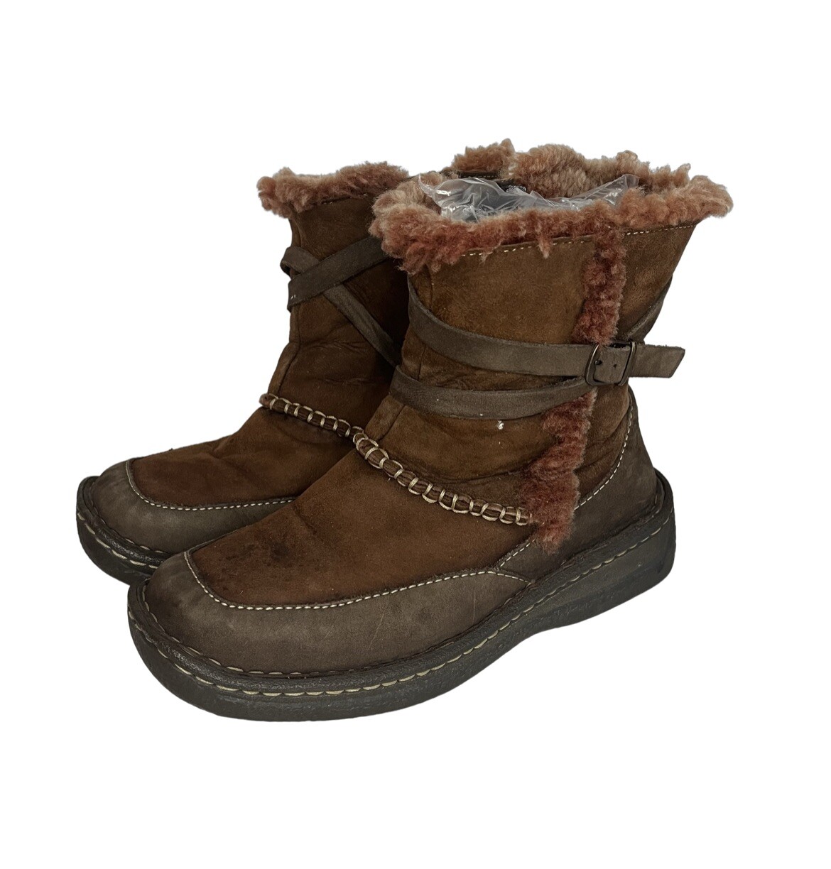 Cabela’s Leather Boots Shearling Lined Fall Winter Br… Gem