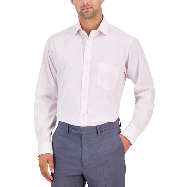 Мужская рубашка для выступлений CLUB ROOM обычного кроя нежно-розовая 175 34-35 4990₽