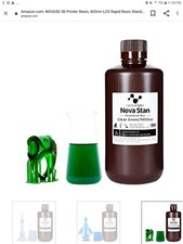 NOVA3D 3D Printer Resin 405nm LCD Rapid Resin Standard Photopolymer Green 1000ml