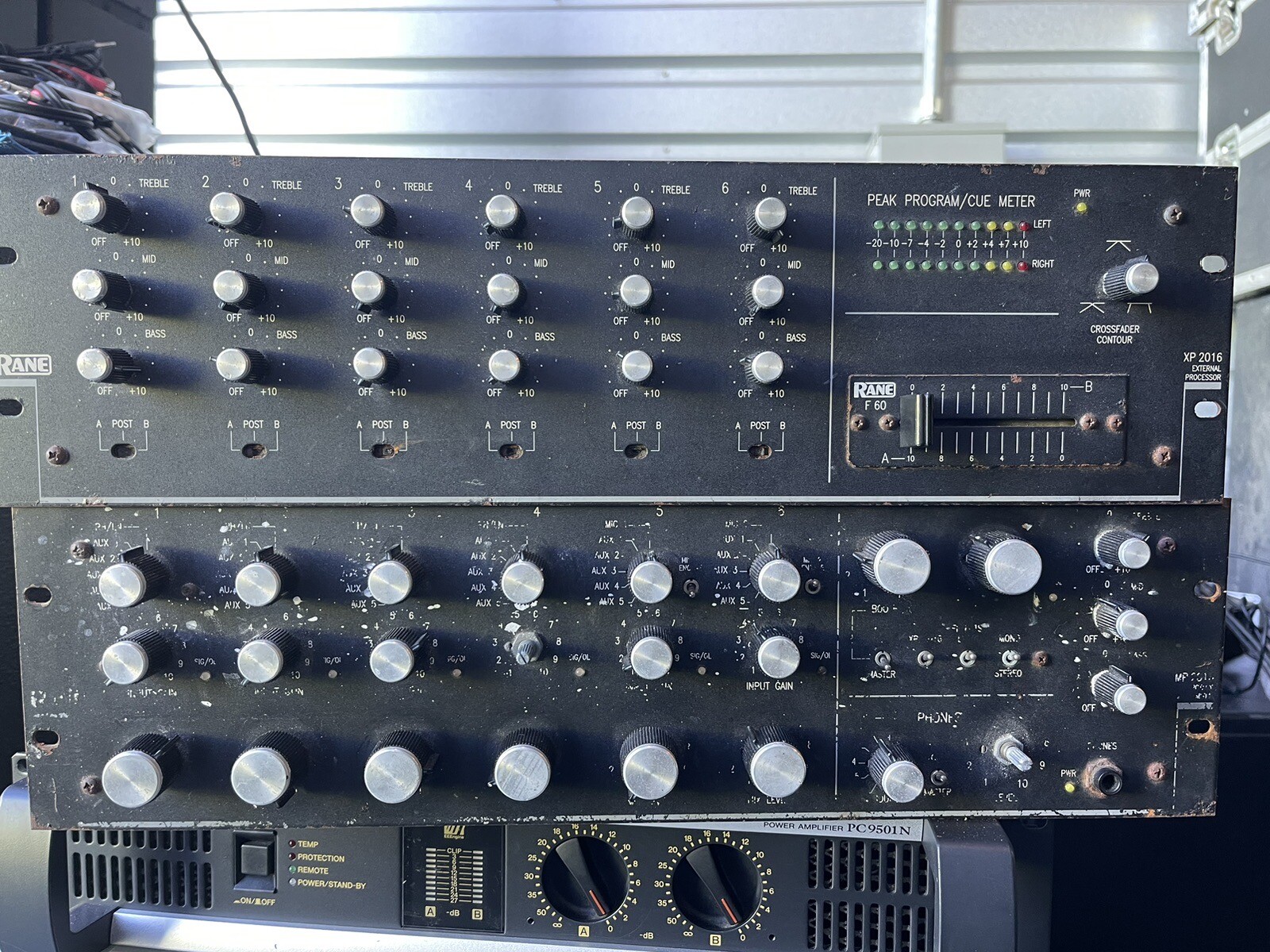 Rane MP 2016 & XP2016 DJ Mixer and External Processor AsIs No Plugs or