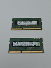 4GB Total Samsung/Micron 2GB Each 1333 MHz DDR3 SDRAM Laptop Memory Tested