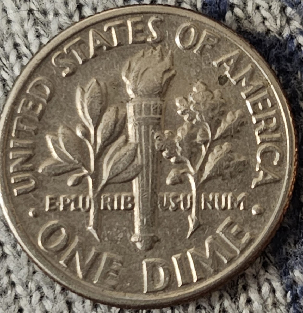 1983年 米国硬貨 Roosevelt Dime 10セント ミントD 1983 Rare D.D Mint