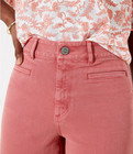 LOFT High Waist Wide Leg Crop Denim Jean in Rose Size 14 ~ NEW — photo 3