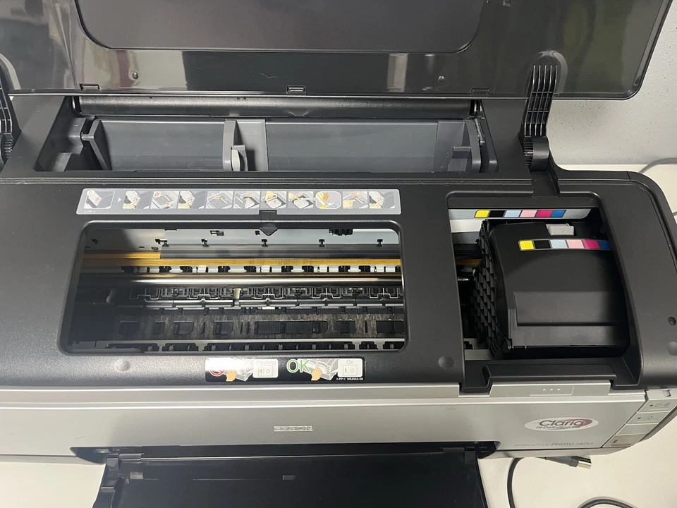 EPSON Stylus PHOTO 1400 Color Inkjet USB Printer. READ - Image 3 of 4