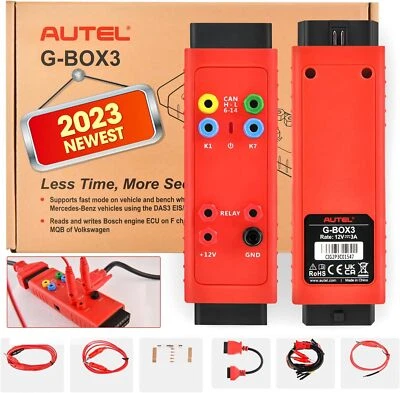Autel G-BOX3 Accessory Tool Upgraded Gbox2 Key Pr0gramming Adapter for Benz BMW