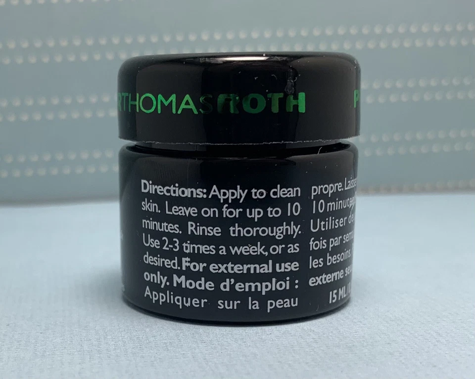 Peter Thomas Roth-Irish Moor Mud Purifying Black Mask Travel Size 0.5oz, NWOB - Image 2 of 3