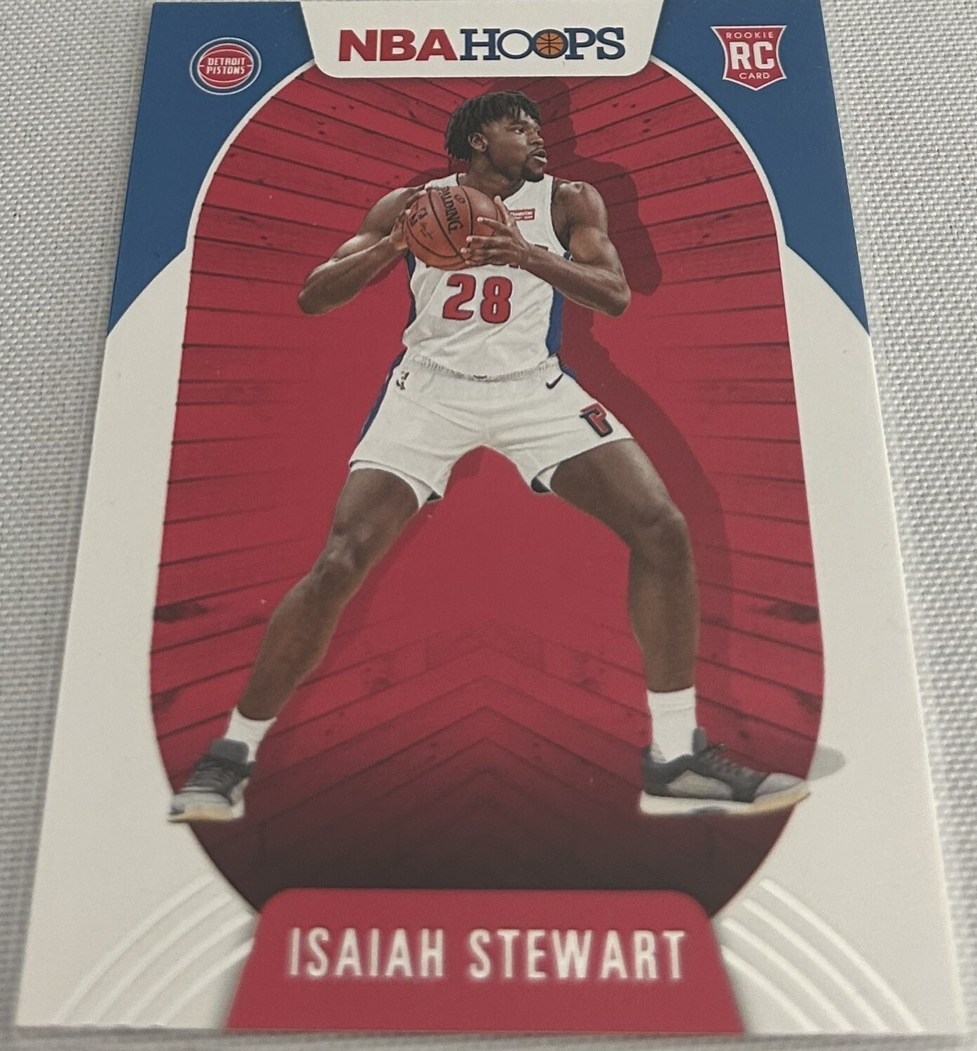 2020-21 Panini NBA Hoops Basketball Isaiah Stewart Detroit Pistons Rookie #233