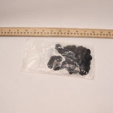 (50-Pk) Essentra Components Snap Together Ratchet Rivet .346" Min Panel Thick