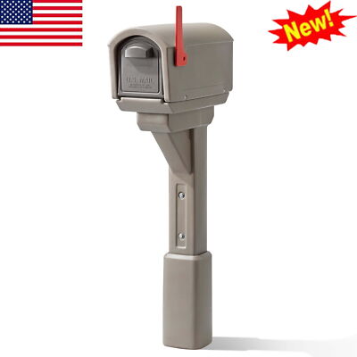 Express Plastic Mailbox Finish Heavy Duty Durable Poly Construction Built Last
