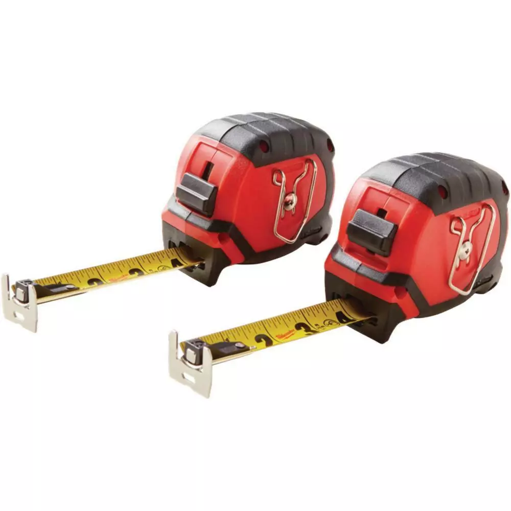 5Milwaukee 48-22-0125G 25 ft. Magnetic Tape Measure 2-Pack  45242532247 eBay