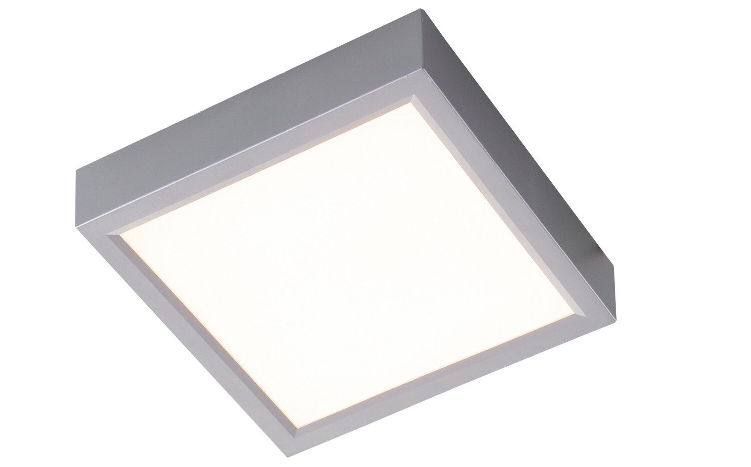 Настенный светильник Nino Leuchten Puccy Silber Chrom eckig 1 flamme modern LED 23 см