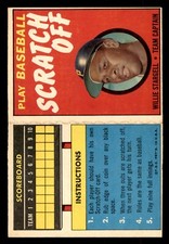 1970 Topps Scratch-Offs Baseball #21 Willie Stargell GD *d2