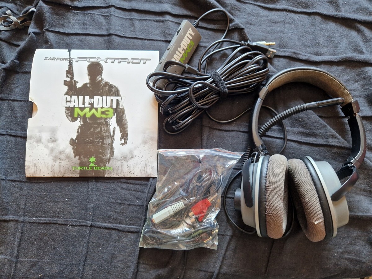 Call of Duty Modern Warfare Turtle Beach Ear Force Foxtrot Headphones  DAMAGED