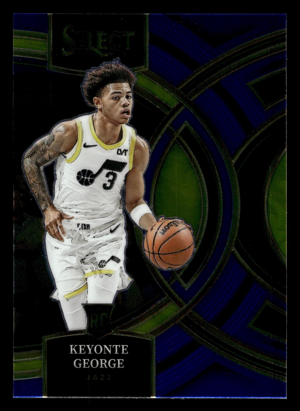 2023-24 Panini Select #109 Keyonte George Blue Card TCCCX