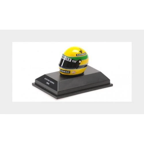 1:8 MINICHAMPS Bell Helmet F1 Casco Last Race Imola Gp 1994 Senna 540309402 - Immagine 2 di 2