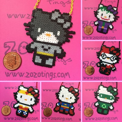 DC Comics Hello Kitty Superhelden Halsketten