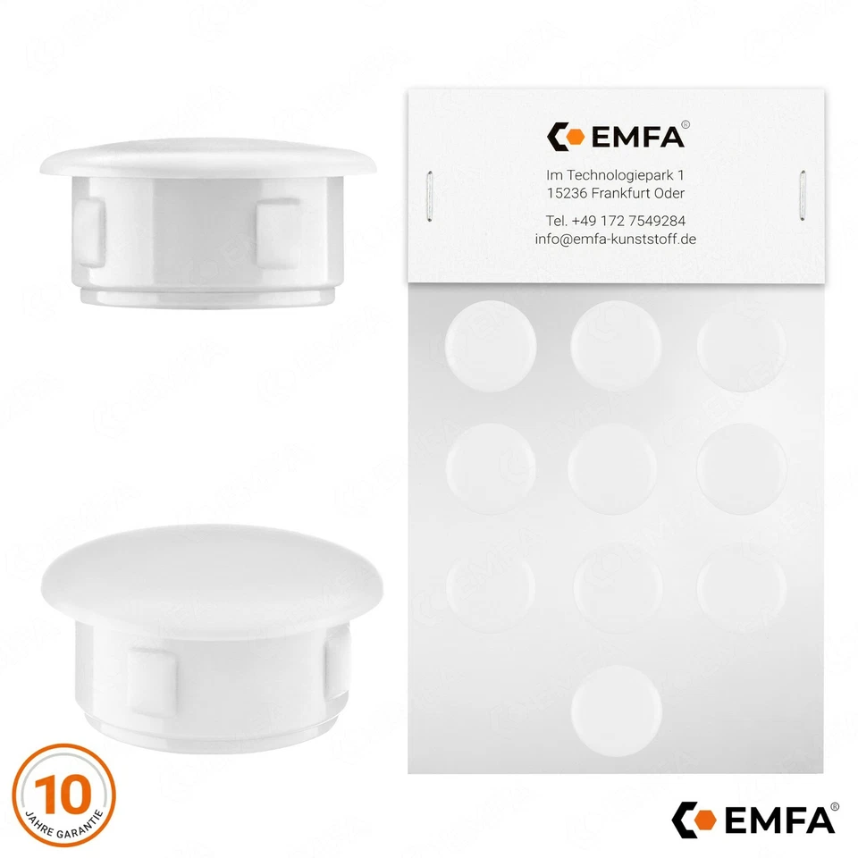 bouchons pour trous de fixation Capuchon plastique bouchons Embouts protection - Bild 4 von 4