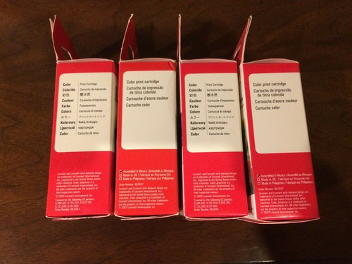 4 Lexmark Tri-Color Ink Cartridges #83 ‘2003 - Picture 4 of 5