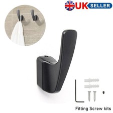 Coat Towel Hook Black for Elddis Bailey Buccaneer Caravan Autoquest Motorhome