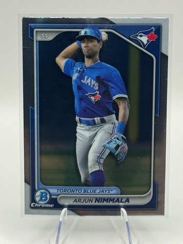 2024 Bowman Chrome Arjun Nimmala #BCP-199 Toronto Blue Jays - Picture 1 of 2