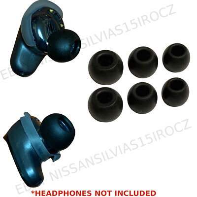 Memory Foam For Skullcandy Method 360 ANC Headphones Foam Ear Tips Earbuds 