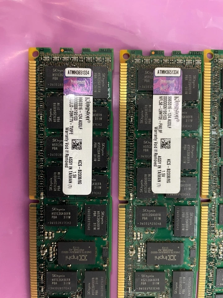 Lot of 5 Kingston KCS-B200B/8g Server RAM - Image 3 of 4