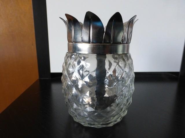 pineapple bath and body works candle holder