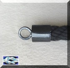 SEILENDKAPPE 30mm SCHMIEDEEISEN für Handlaufseil, Absperrseil, Treppenseil