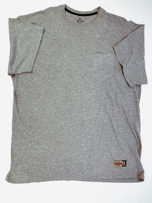 Russell Athletic Team Issue T-Shirt With Front Pocket, Gray XXL | eBay