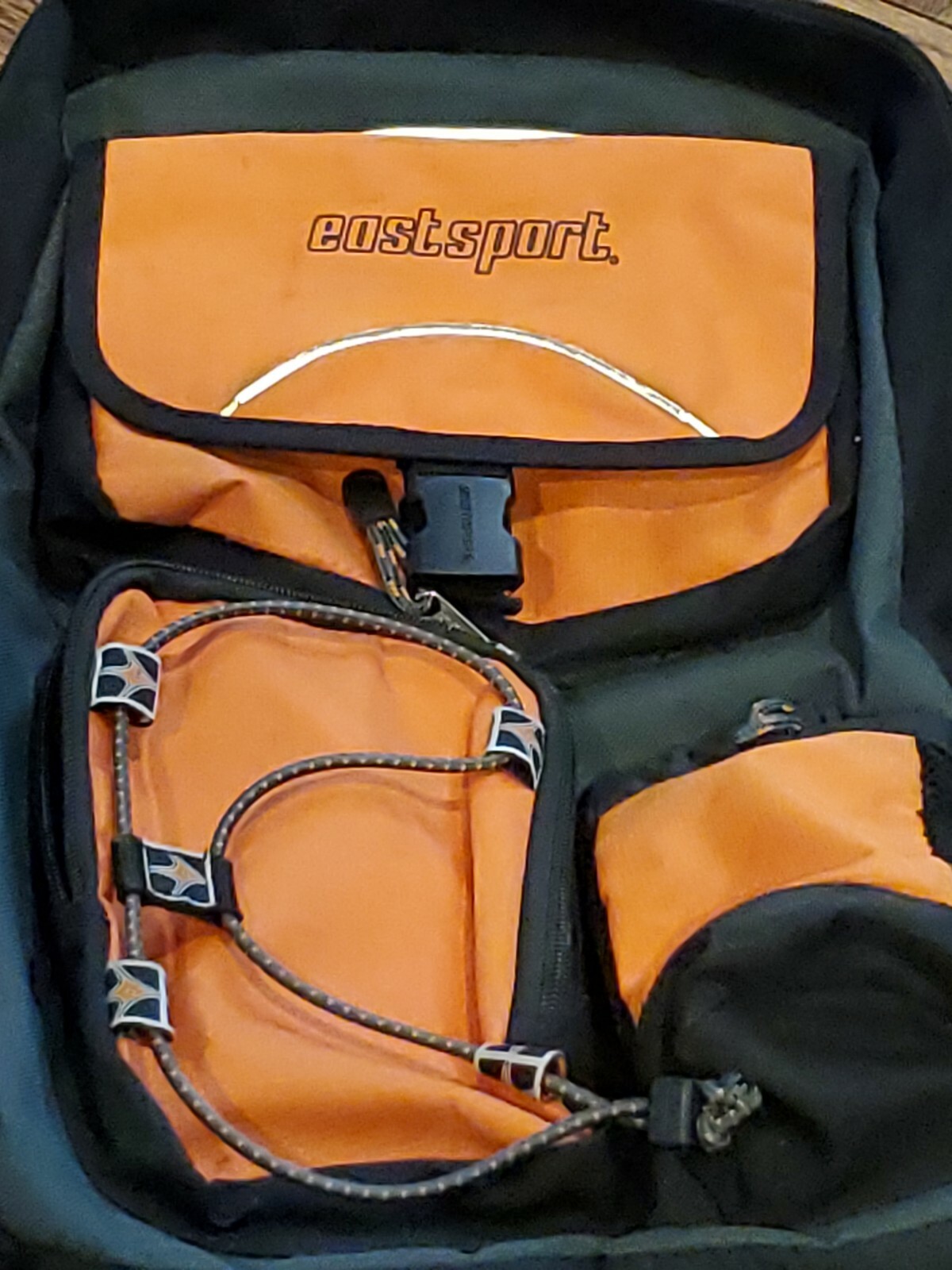 EASTSPORT Outdoor Company Orange & black Backpack eBay