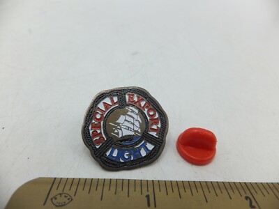 Vintage Special Export Light Beer Ship Alcohol Advertising Hat Lapel Pin