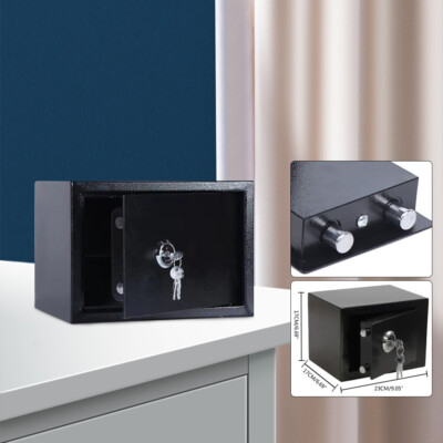 Möbeltresor Wandtresor Mechanisch Sicher Wandsafe mit Schlüssel Wall Safe 6.4 L