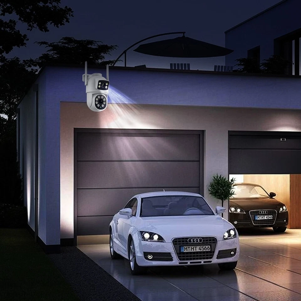 8MP Wireless IP Kamera WIFI Outdoor CCTV PTZ Smart Home Sicherheit IR Cam IP66 4K - Bild 4 von 4