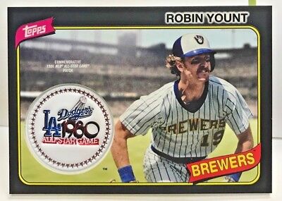 Robin Yount 2018 Topps Series 2 BLACK Commemorative 1980 All-Star ...