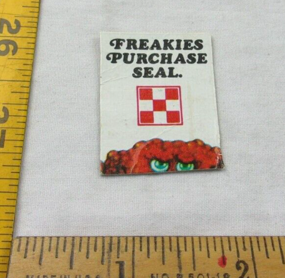 Freakies cereal 1970s box purchase seal cut out f5 VINTAGE | eBay