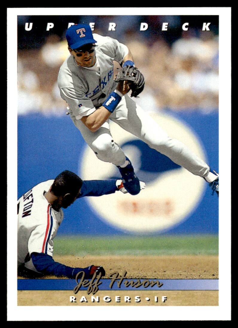1993 Upper Deck #289 Jeff Huson Texas Rangers