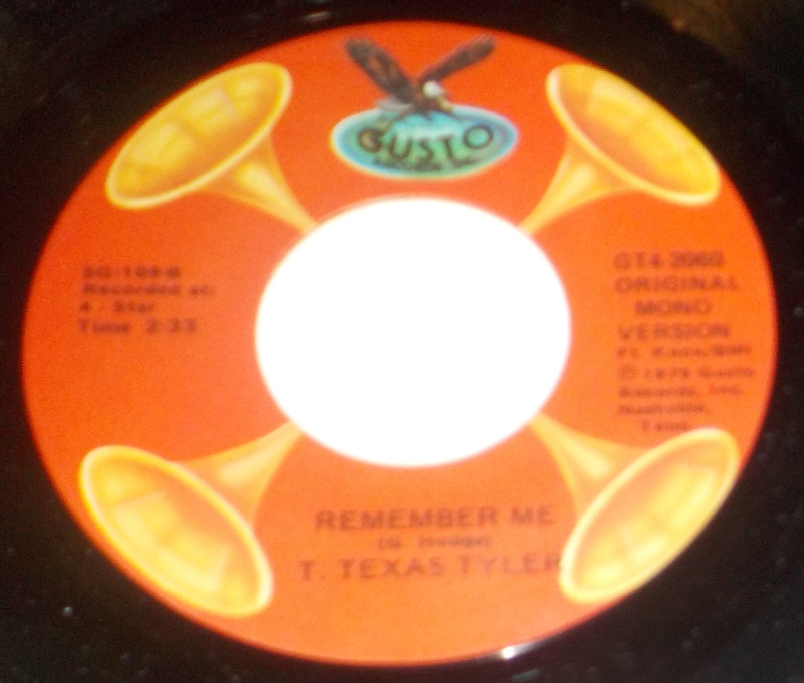 T. Texas Tyler 45 Deck Of Cards / Remember Me NM B3 | eBay