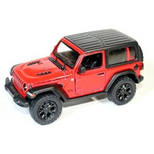 5412DAB 2018 Jeep Wrangler 5" Diecast Pull Back 1:34 Collect Car Kinsmart Red