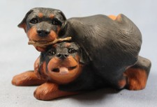 Rottweiler figurka pies North light figurka psa alabaster 5