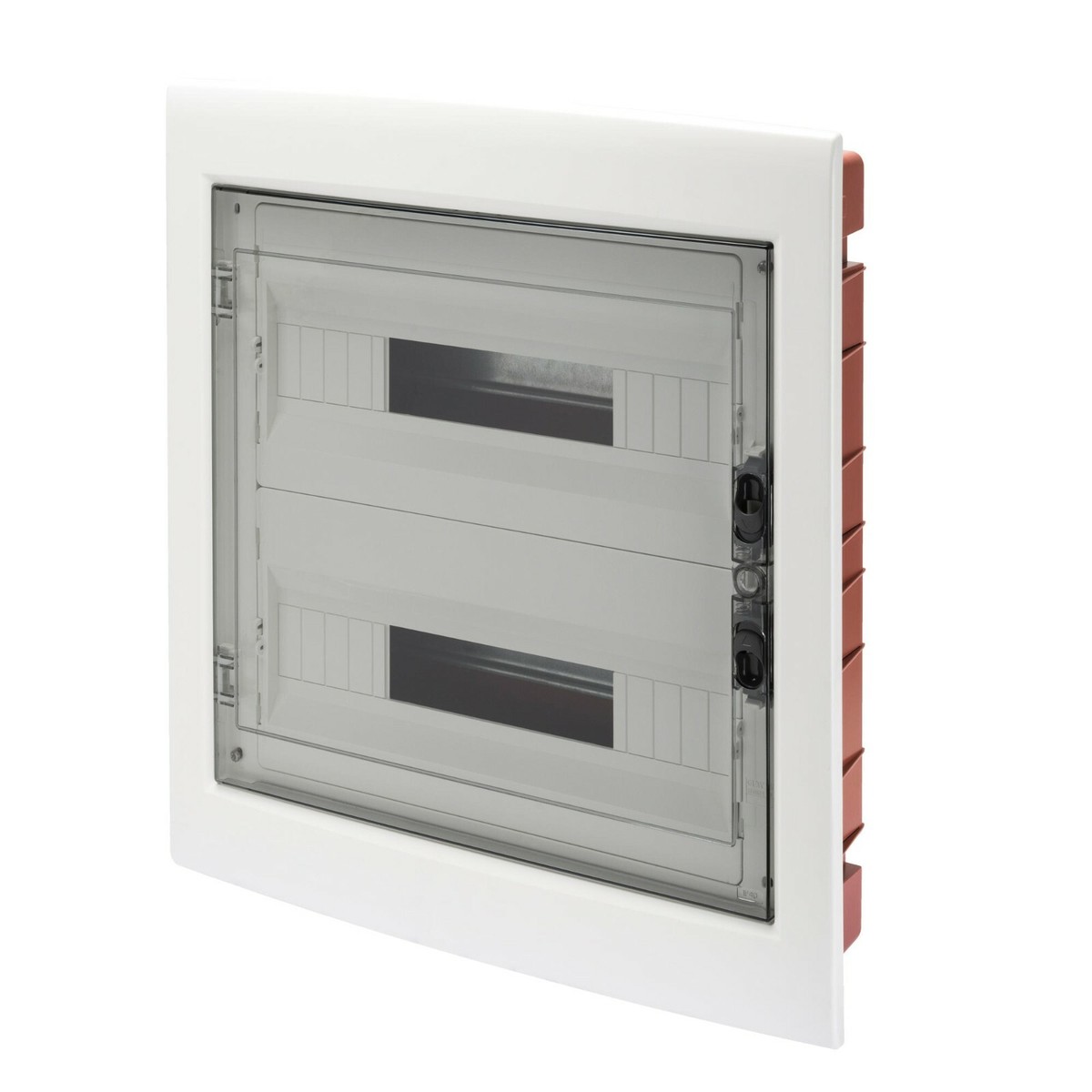 Quadro Elettrico Gewiss GW40606 - 24 Moduli Incasso | Bianco/Arancio/Trasparente | 330x420x85 Mm - Foto 9