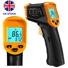 Digital Infrared IR Thermometer Industrial Non-Contact Temperature Gun Tester