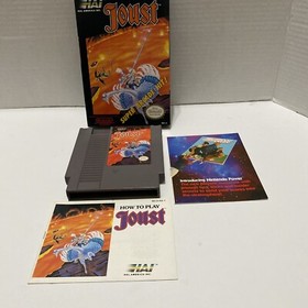 Joust NES, Game Cart, Directions, Box