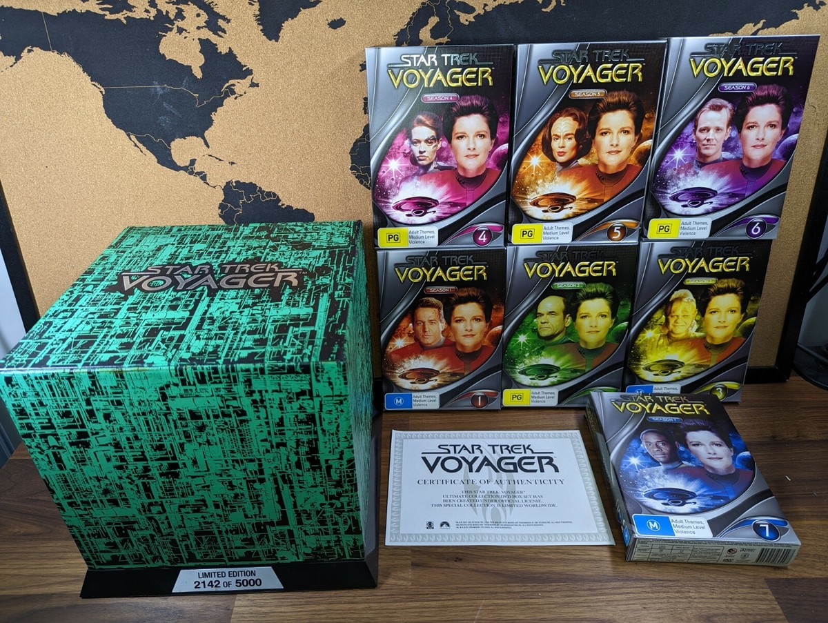 Rare Borg Cube Star Trek Voyager DVD Box Set 2142 of 5000 
