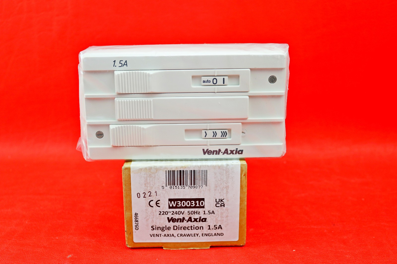 Vent Axia Electronic 1.5A Single Direction Variable Speed Controller W300310
