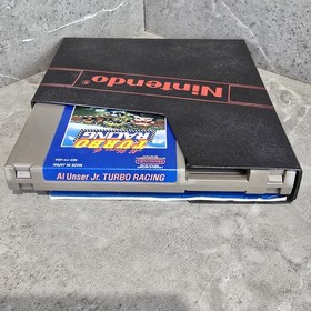 Al Unser Jr Turbo Racing Nintendo Entertainment System NES W/ Sleeve + Manual