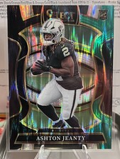 2025 Panini Select - Concourse Ashton Jeanty #4 Black & Green Shock Prizm (RC)