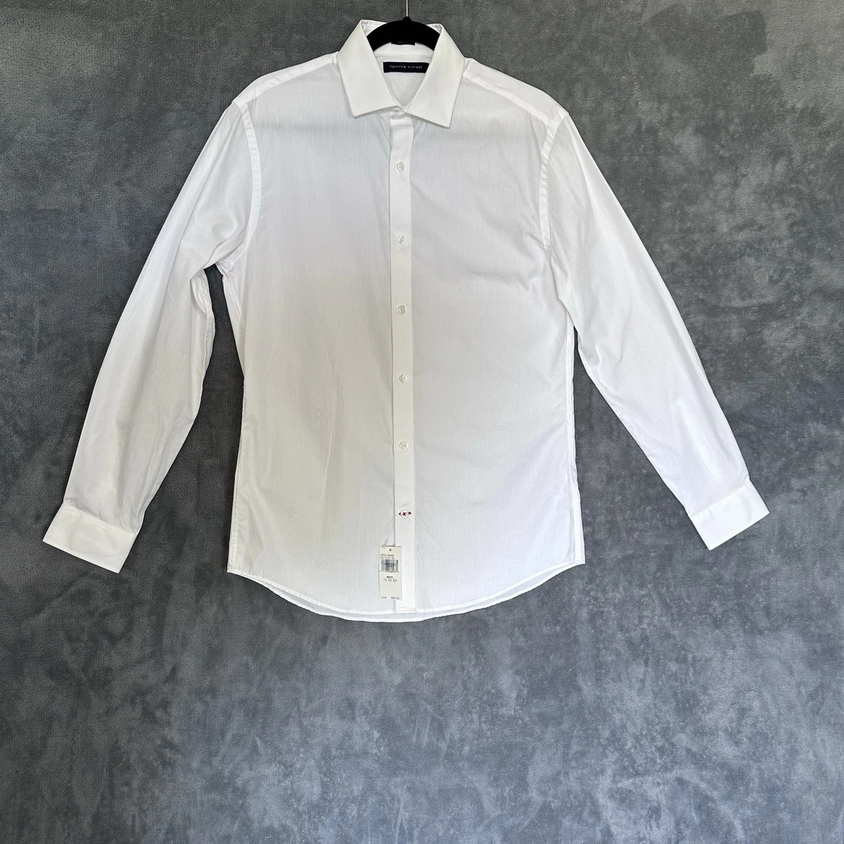 Tommy Hilfiger White Slim Dress Shirts for Men for sale | eBay