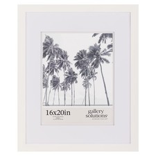 - 16"x20" Wall Mount/Tabletop Picture Frame - Double Mat - Matted to 11"x14" ...