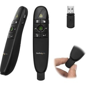 Startech drahtlose Präsentation Fernbedienung mit grünem Laserpointer 90 Fuß 27 M USB P